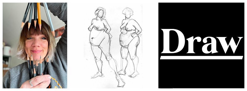Draw life drawing sessions on zoom