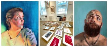 photos from Brighton Artist Sara Reeve's exhibition at The Grange Gallery in Rottingdean
