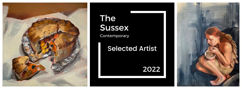 Two selected paintings for the Sussex Contemporary